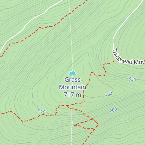 Map of Grass Mountain