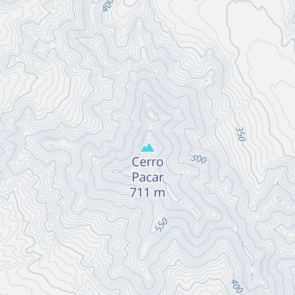 Map of Cerro Pacar