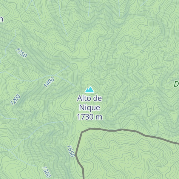 Map of Alto de Nique