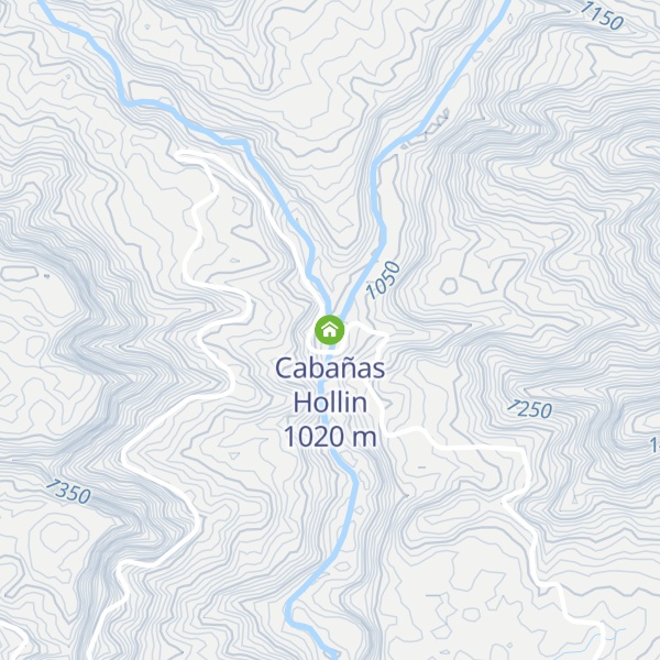 Map of Cabañas Hollin