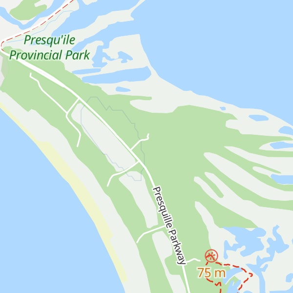 Map of Presqu'ile Peninsula