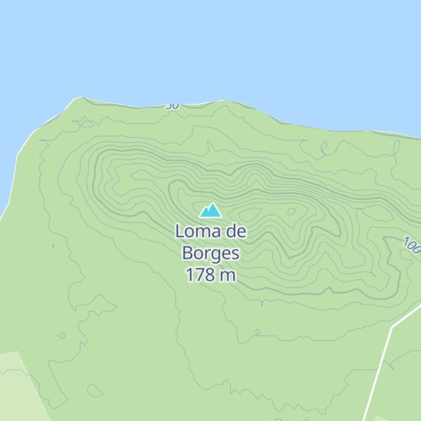 Map of Loma de Borges