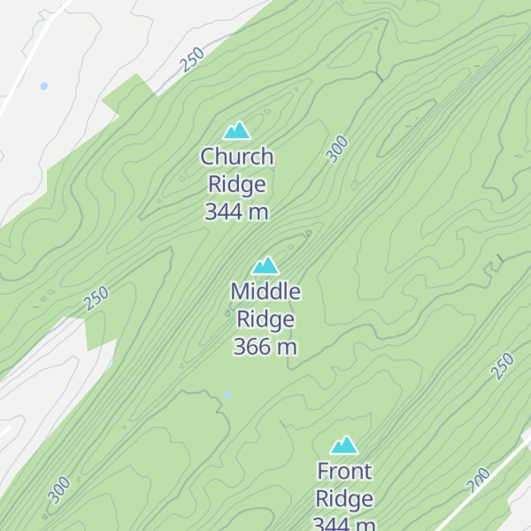 Map of Middle Ridge