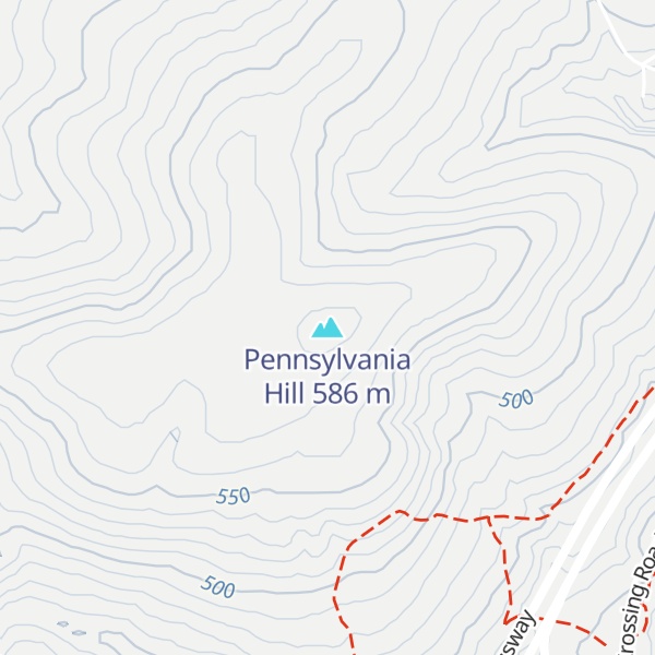 Map of Pennsylvania Hill