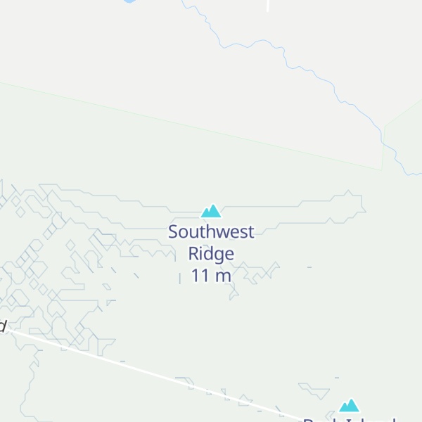 Map of Southwest Ridge