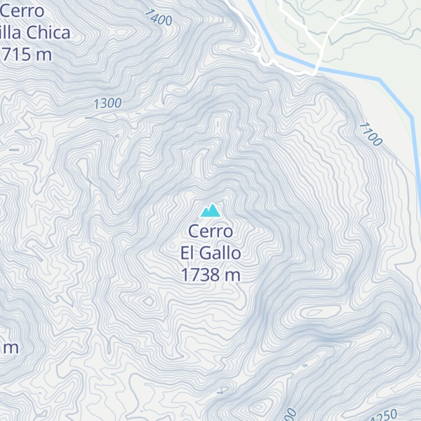 Map of Cerro El Gallo