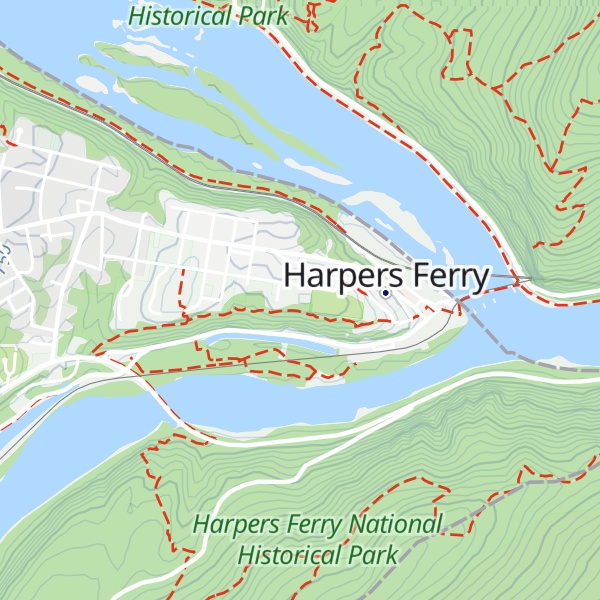 Map of Jefferson Rock