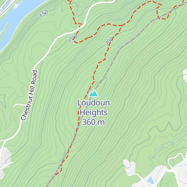 Map of Loudoun Heights