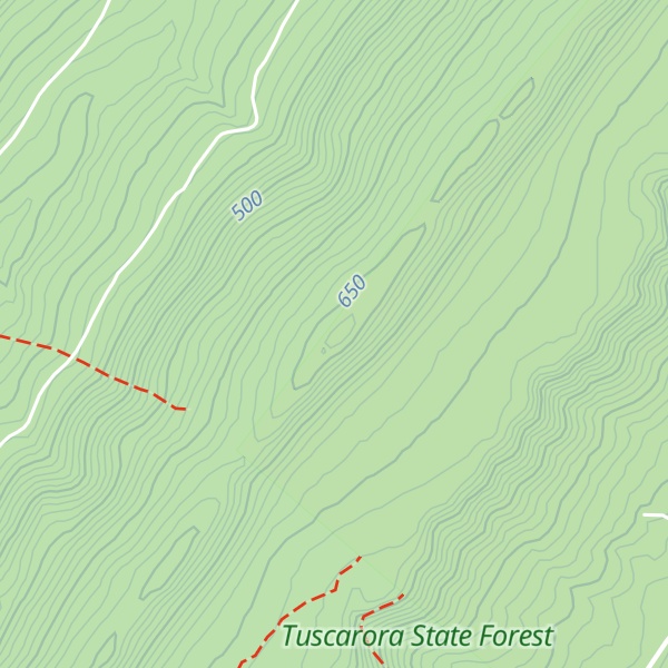 Map of Blacklog Mtn