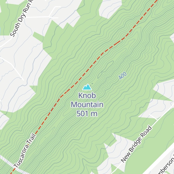Map of Knob Mountain