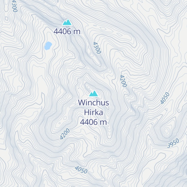 Map of Winchus Hirka