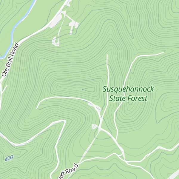 Map of Keeney Mountain