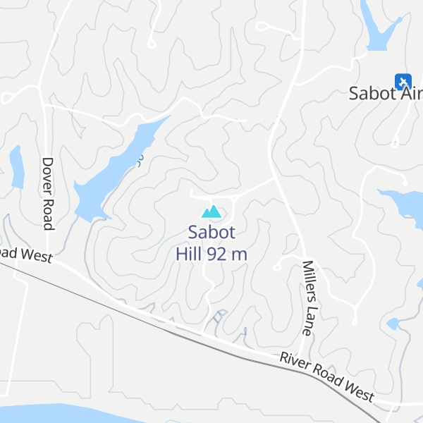 Map of Sabot Hill