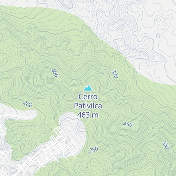 Map of Cerro Pativilca