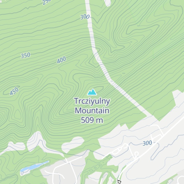 Map of Trcziyulny Mountain