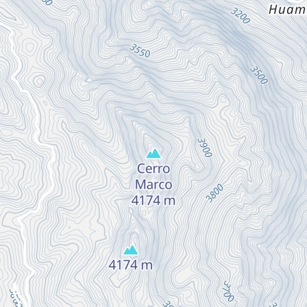 Map of Cerro Marco