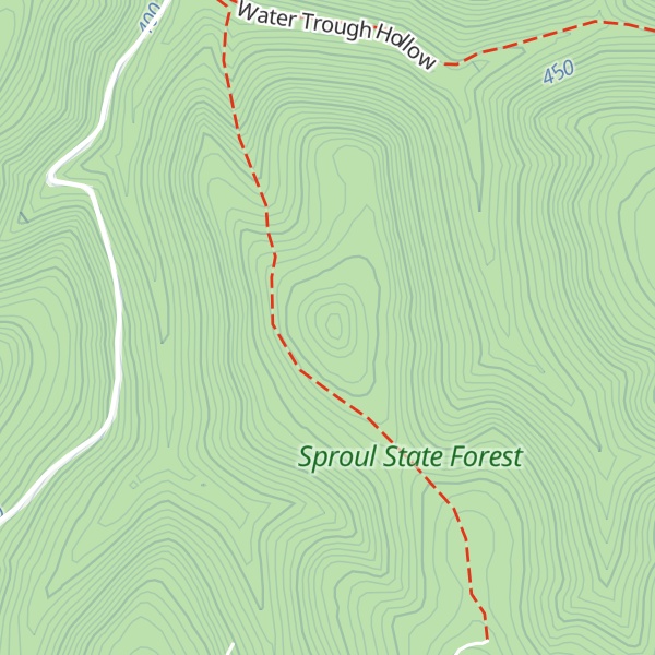 Map of High Knob