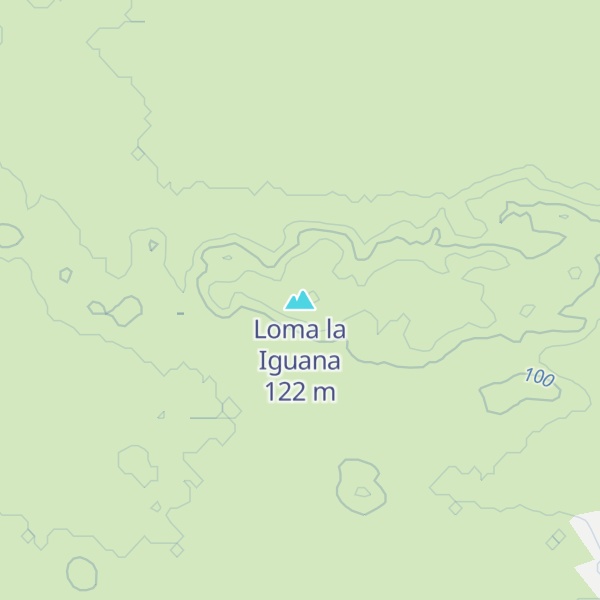 Map of Loma la Iguana