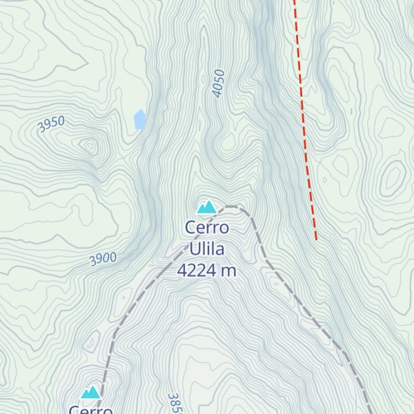 Map of Cerro Ulila