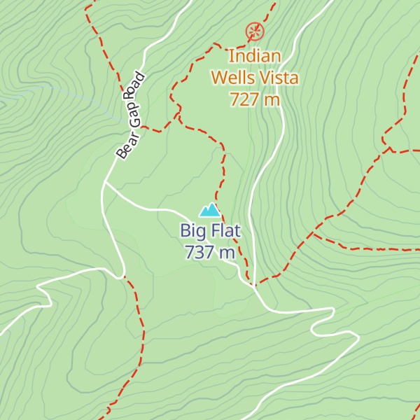 Map of Big Flat