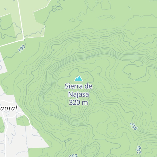 Map of Sierra de Najasa