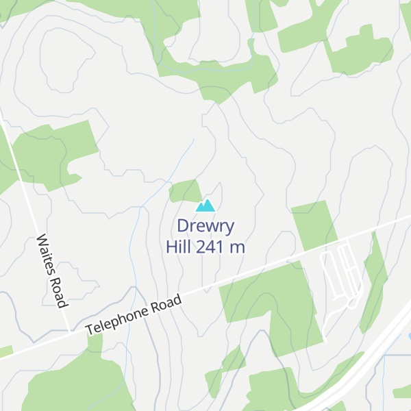 Map of Drewry Hill