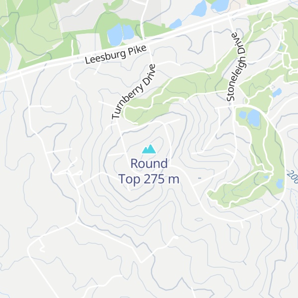 Map of Round Top