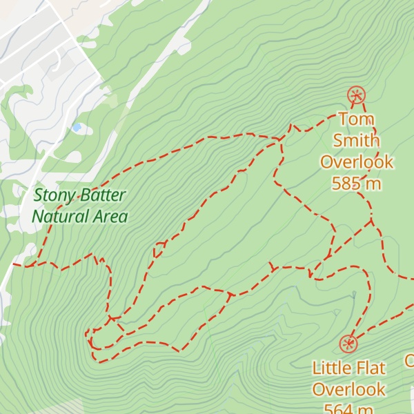 Map of Mount Nittany