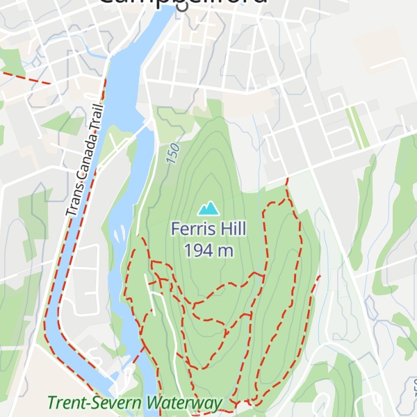 Map of Ferris Hill