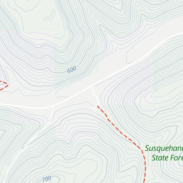 Map of Susquehannock Lodge and Trail Center
