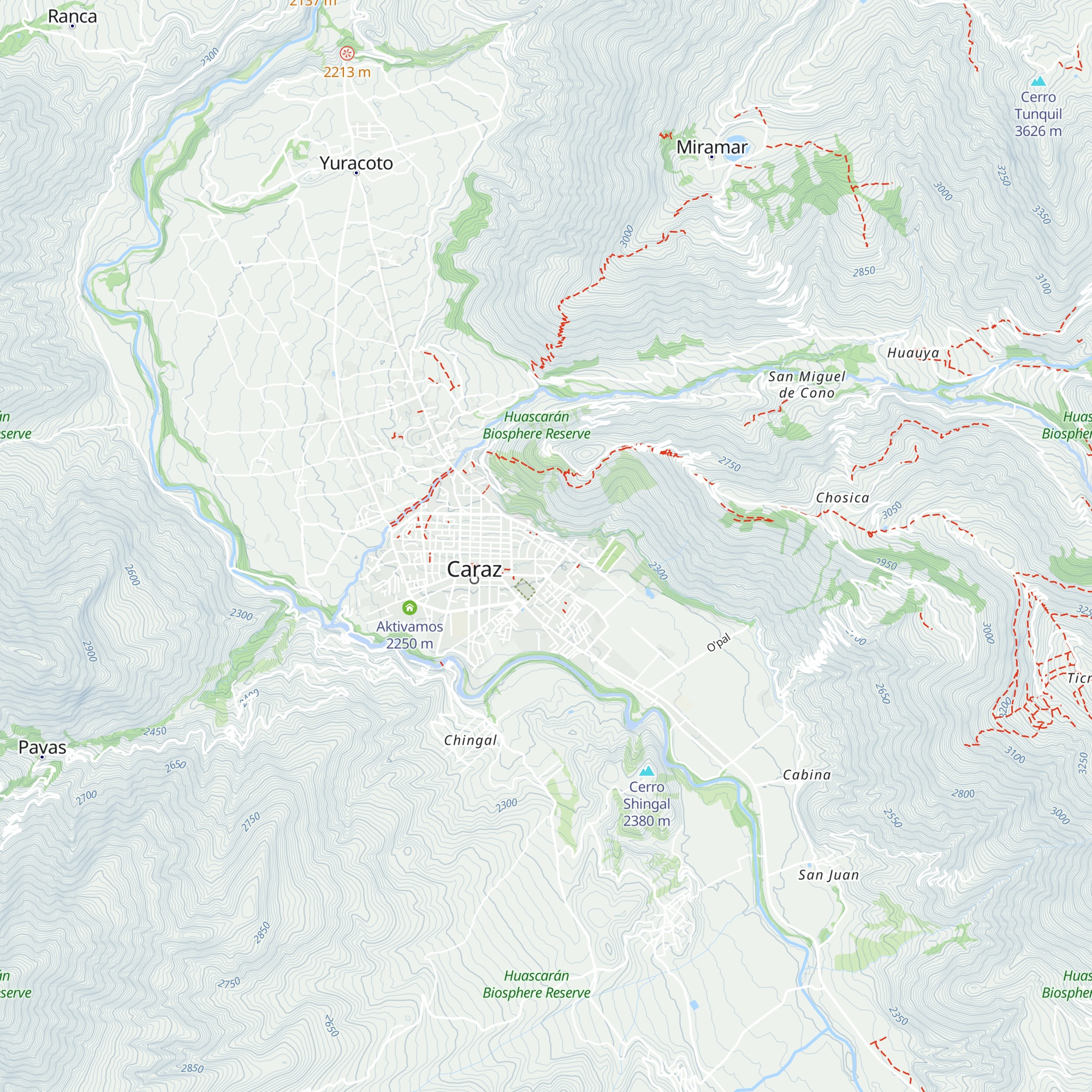 Paron Tours map
