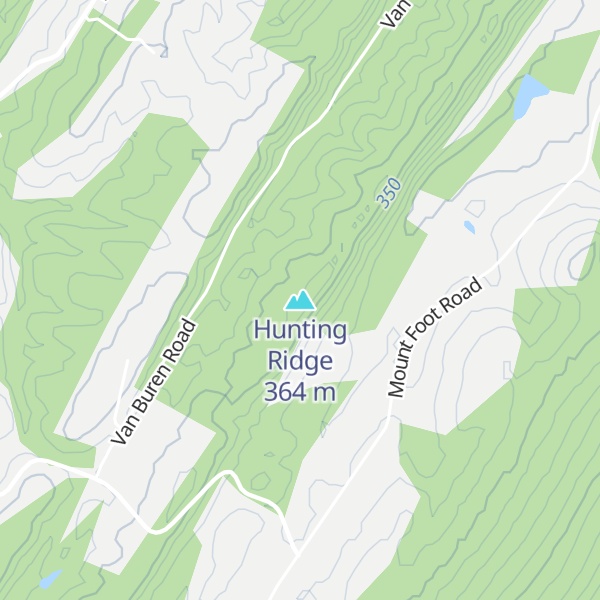 Map of Hunting Ridge