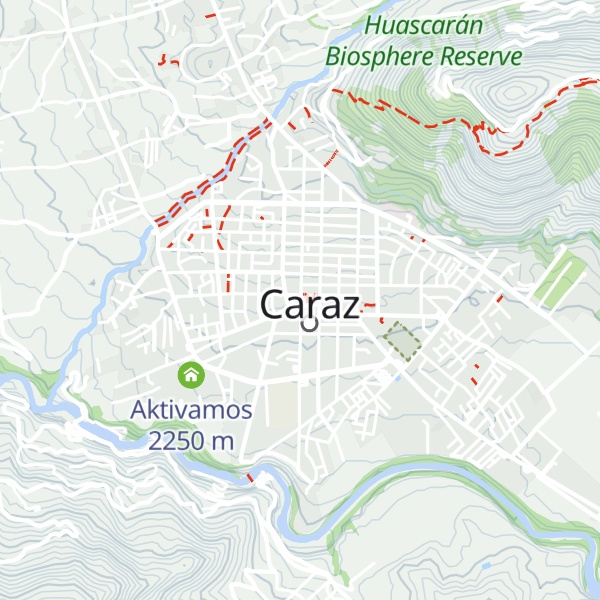 Map of Caraz Tours