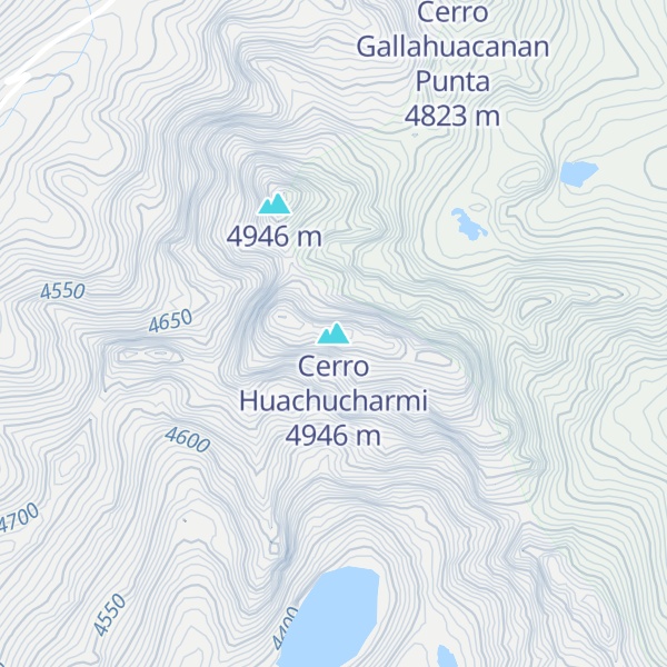 Map of Cerro Huachucharmi