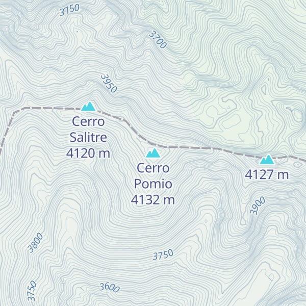 Map of Cerro Pomio