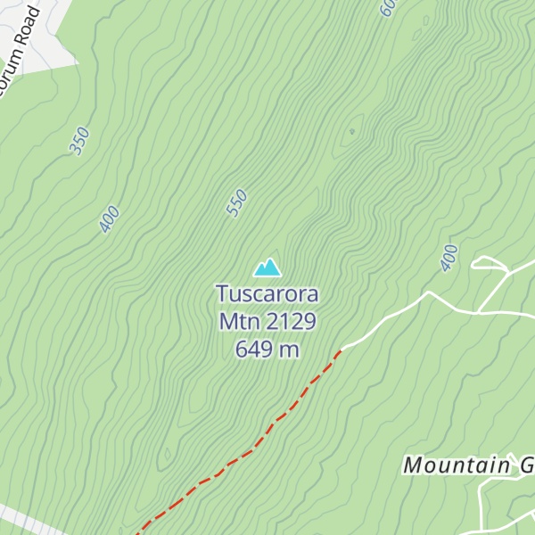 Map of Tuscarora Mtn 2129