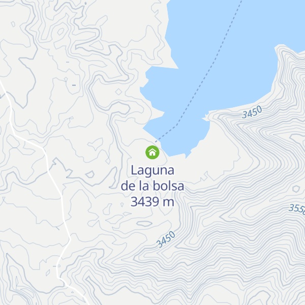 Map of Laguna de la bolsa
