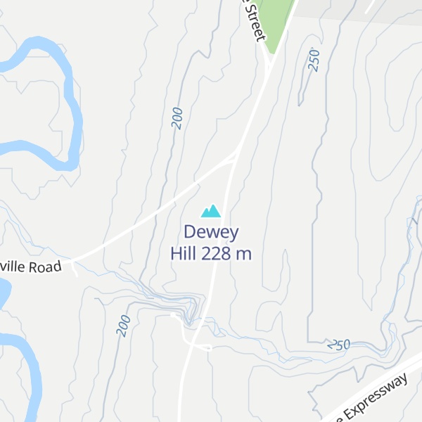 Map of Dewey Hill