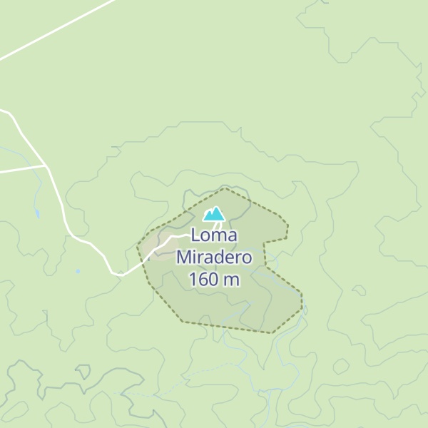 Map of Loma Miradero