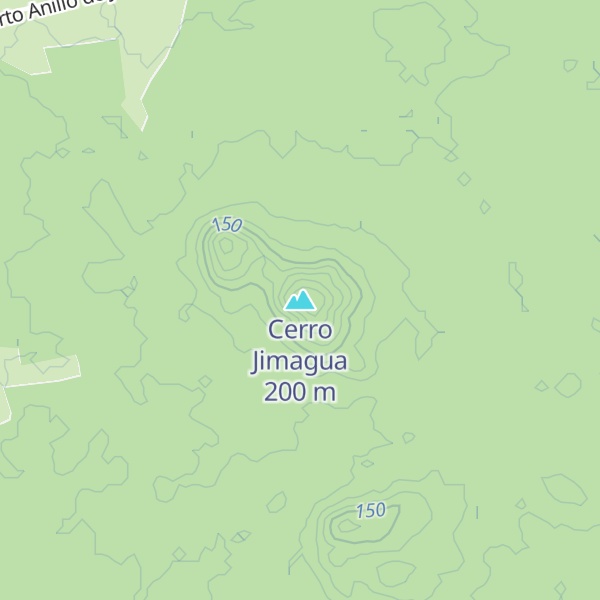 Map of Cerro Jimagua