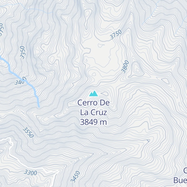 Map of Cerro De La Cruz