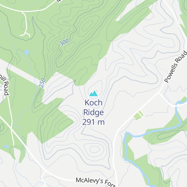 Map of Koch Ridge