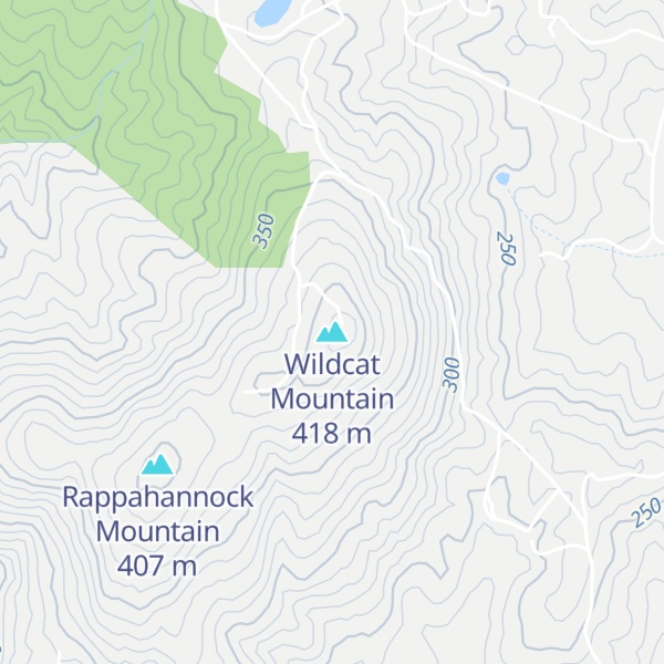 Map of Wildcat Mountain