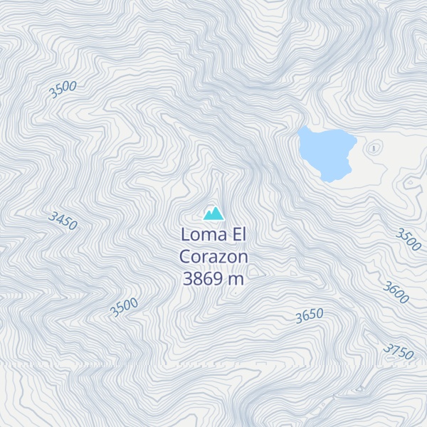 Map of Loma El Corazon