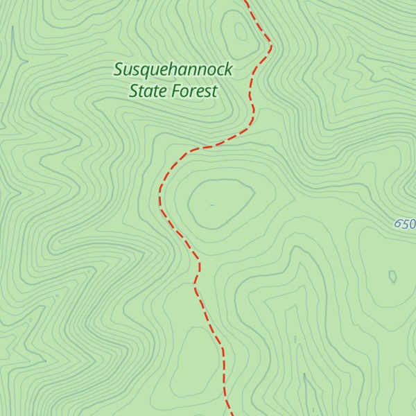 Map of Elk Lick Knob