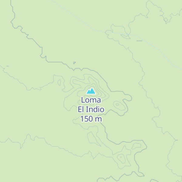 Map of Loma El Indio