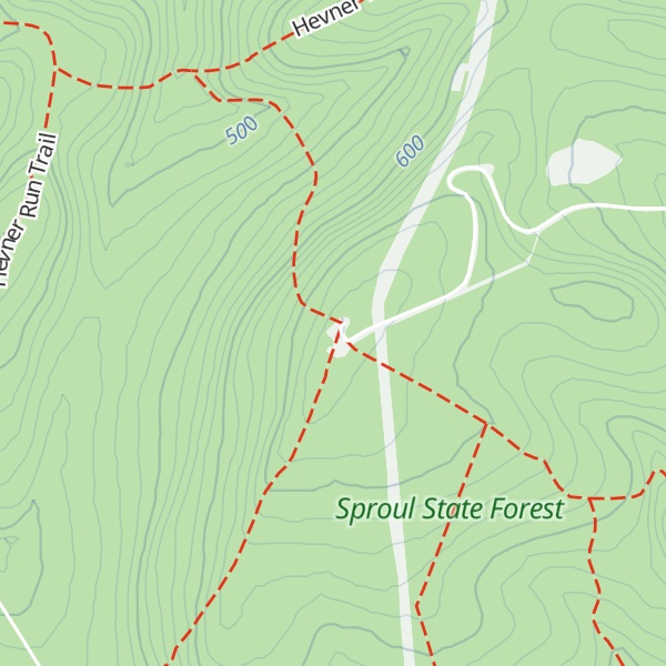 Map of Tamarack Benchmark
