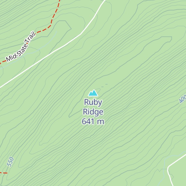 Map of Ruby Ridge