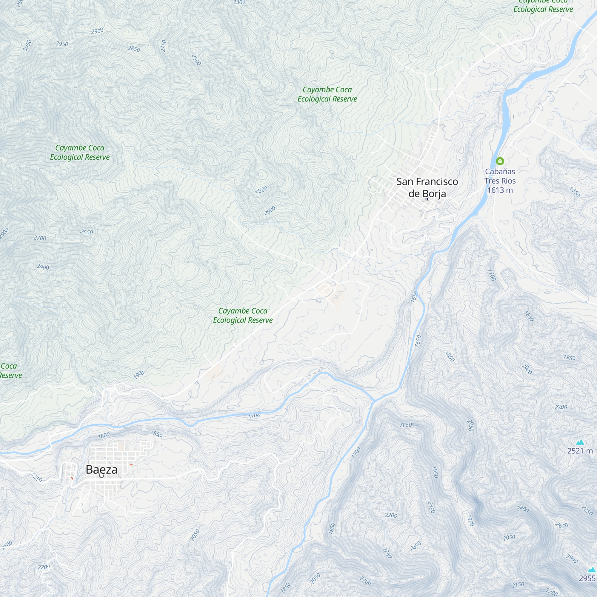 Posada Campo Libre map