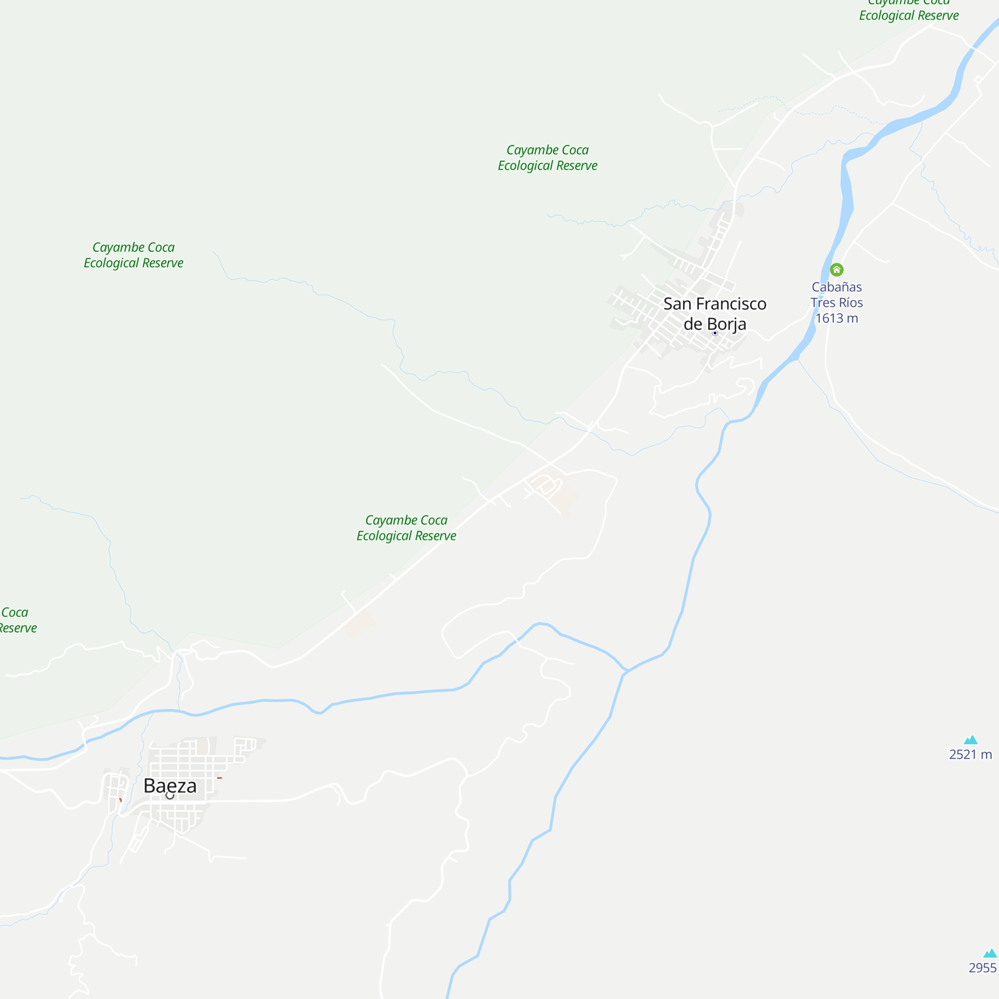 Posada Campo Libre map